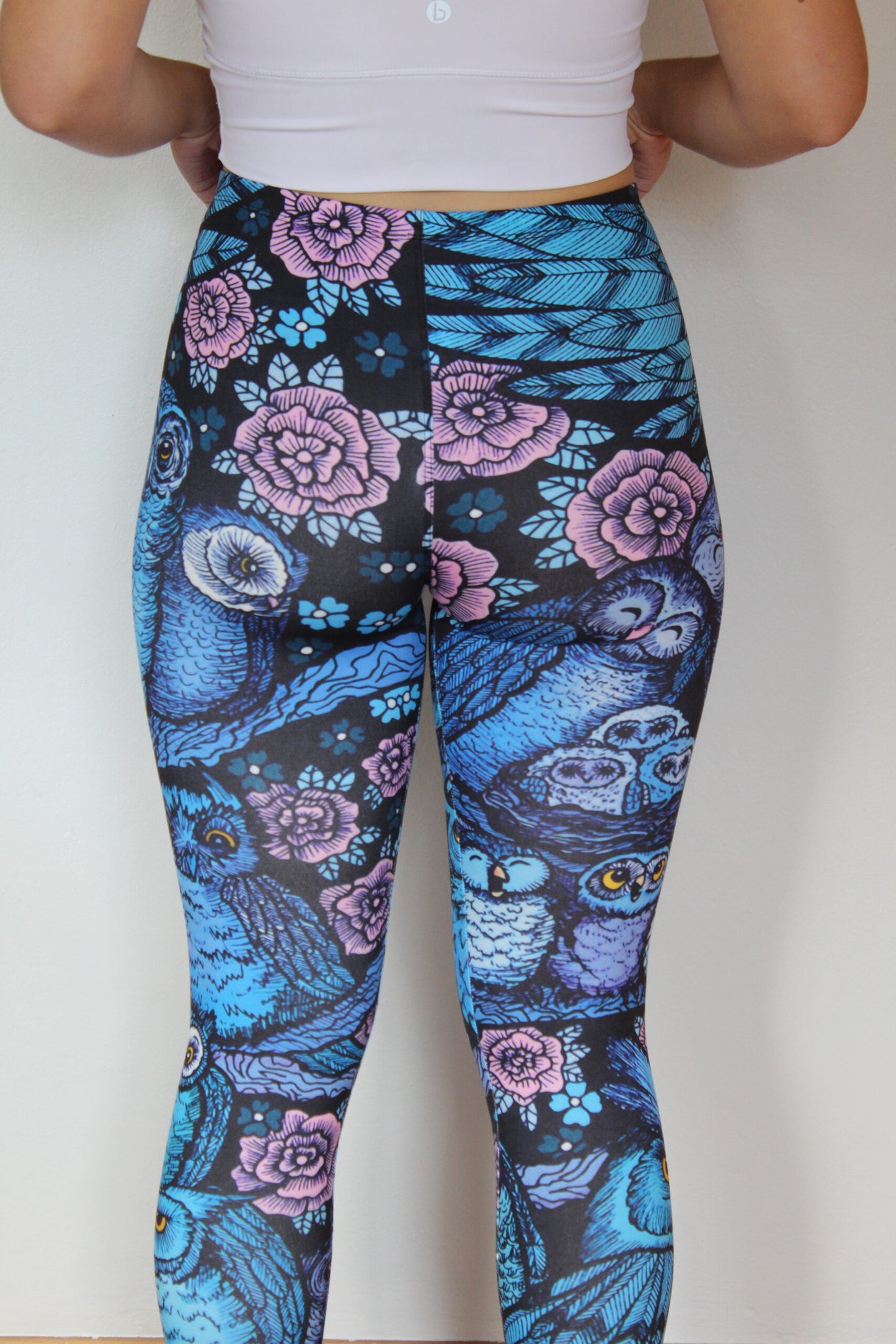 Blue Owls Leggings | Hoko Active