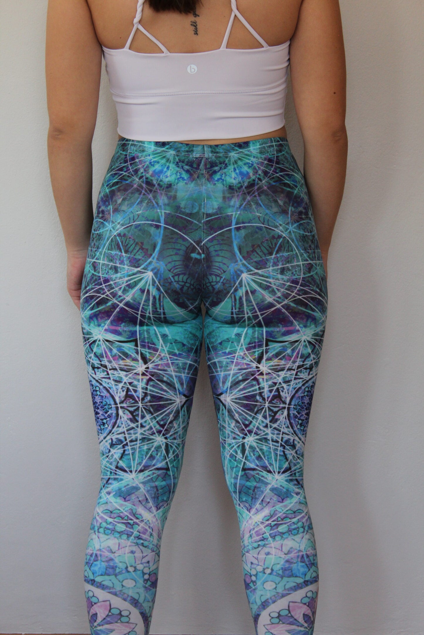 Turquoise Galaxy Mandala Leggings | Hoko Active