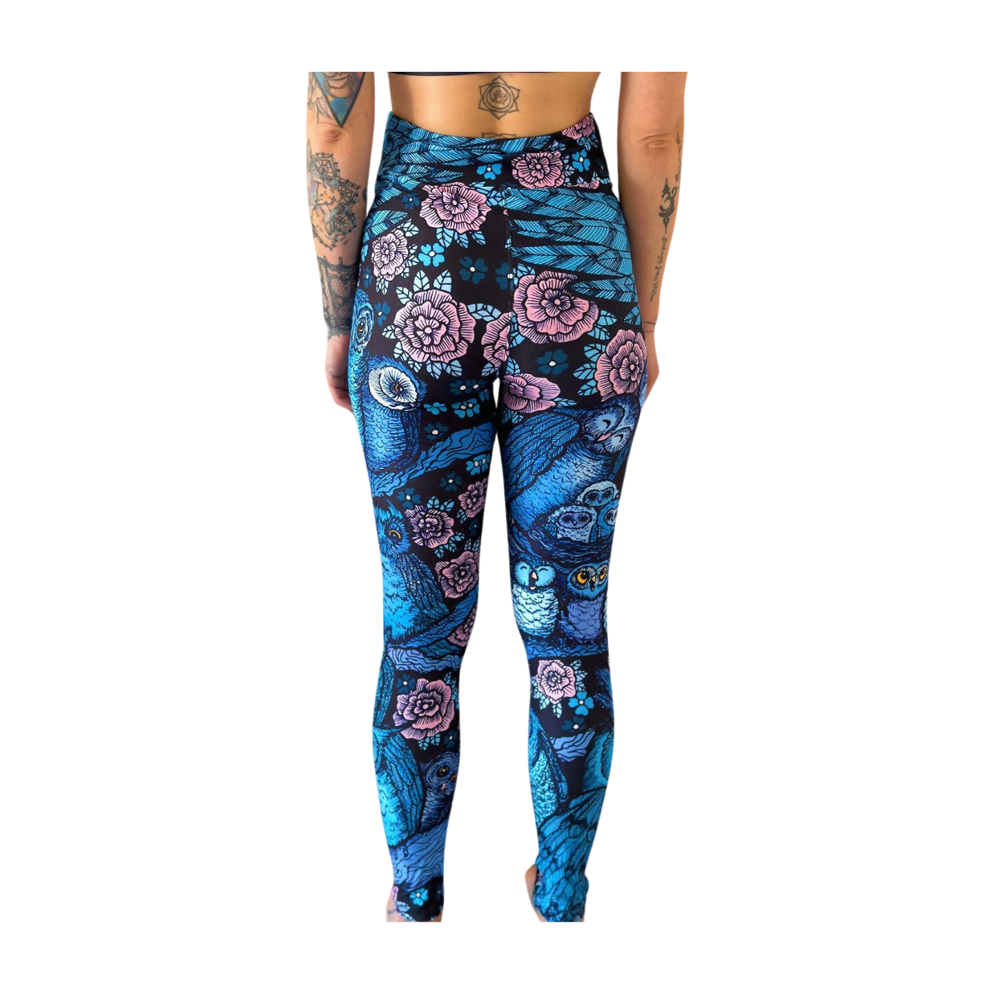 Blue Owl Leggings | Hoko-Active