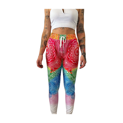 Rainbow Mandala Joggers