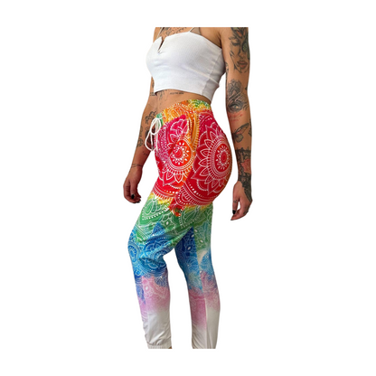 Rainbow Mandala Joggers