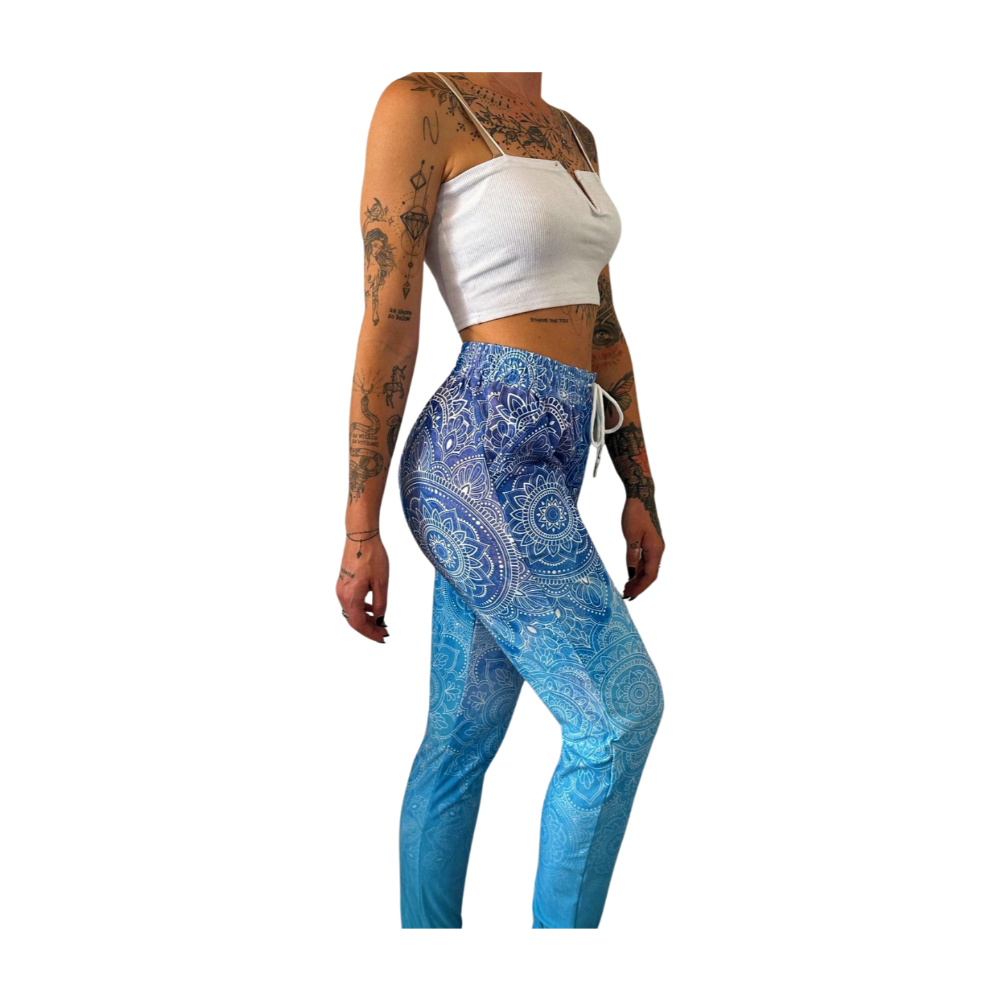 Ocean Blue Mandala Joggers