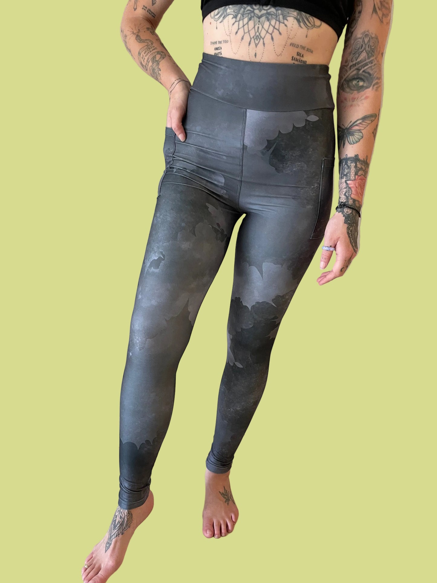 Smokey Clouds | High Waisted with Pockets!