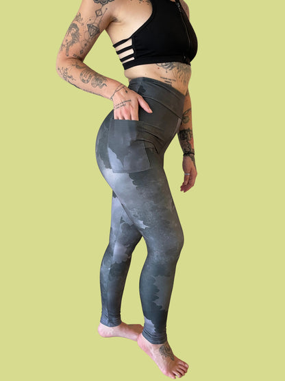 Smokey Clouds | High Waisted with Pockets!
