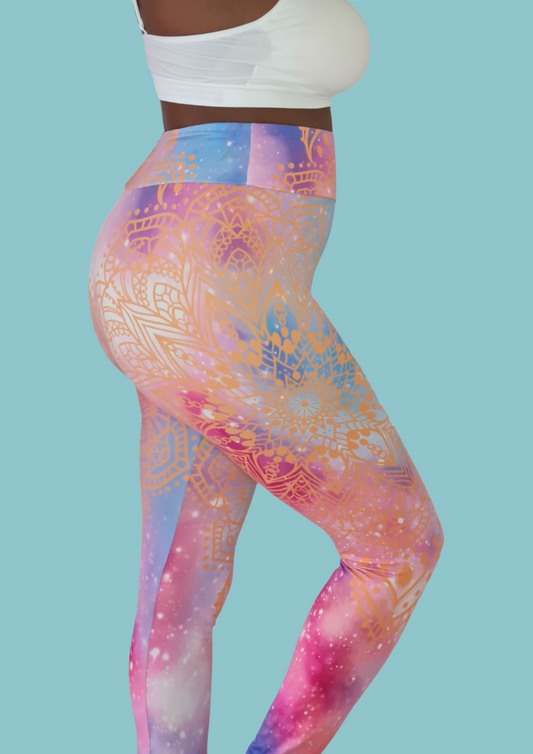 Universe In Sunset leggings