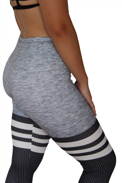 Athletic Grey Stripe Side